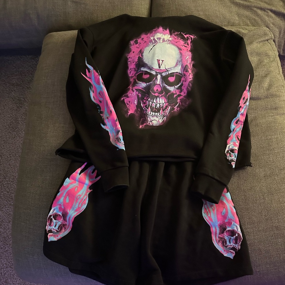 Vlone Miami pop up hoodie and shorts size L